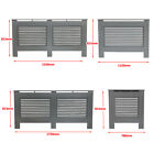 Traditional Grey Radiator Cover E1 MDF Horizontal Slats Wall Cabinet Furniture