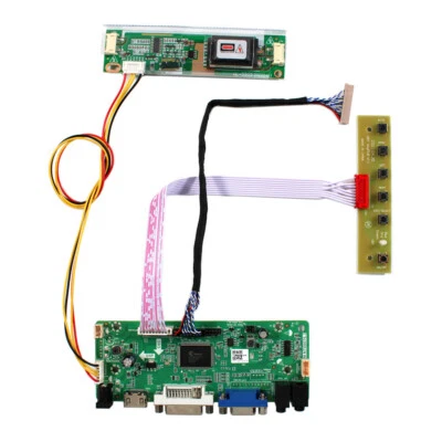 VSDISPLAY VGA DVI HMDI LCD Controller Board For 15" 1024x768 NL10276BC30-33D LCD Screen