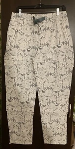 Athleta wandelbare Wanderhose dehnbar Ethereal Bloom salbei weiß Größe 12 - Bild 1 von 13