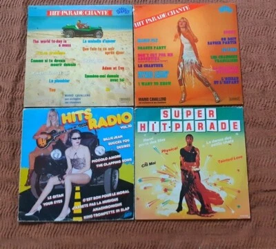 Gros Lot Disques Vinyles "HITS PARADES" et "ANIMATIONS" 14 LP 33 Tours - Photo 1/4