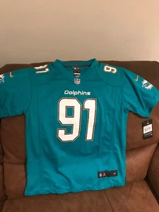Nike Cameron Wake Miami Dolphins Football Jersey NWT Size L Youth - Picture 1 of 9