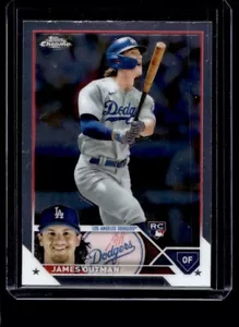 2023 Topps Chrome QTY James Outman recrue Los Angeles Dodgers #81 - Photo 1 sur 2
