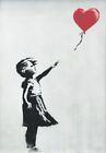 BANKSY Dziewczyna z balonem LIT nadruk 28x38cm Edycja lmtd Nowoczesne Graffiti Sztuka Re