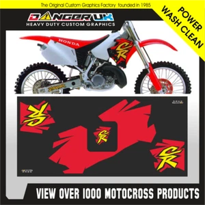 Bike Mat MX Honda CR CRF  Retro 50cc 65cc 85cc  250cc 450cc 1600mm x 850mm - Picture 1 of 1