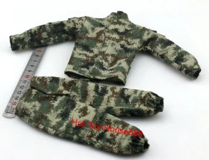1/6 Scale Soldier Military Army Jungle Camouflage Combat Uniform For 12" Figure - Picture 1 of 4