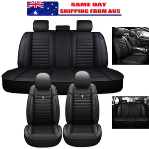 Premium Waterproof Breathable Car Seat Covers Full Set For Mitsubishi 5-seate - Picture 1 of 21