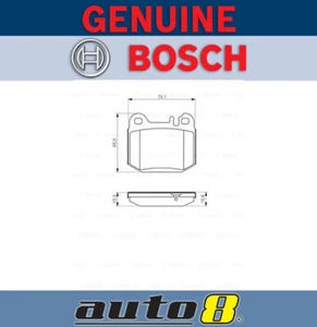 Bosch Rear Brake Pads for Mercedes-Benz Ml430 163 4.3L M 113.942 1998 - 2002 - Picture 1 of 5
