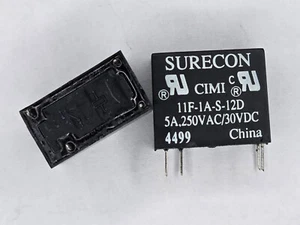 10PCS SURECON 4PIN DIP 12V 5A Relay CIMI-11F-1A-S-12D - Picture 1 of 4