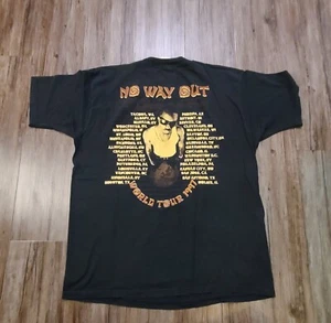 Camiseta De Colección P Diddy Años 90 Concierto No Way Out Tupac Banda Rap XL Raptee NYC - Imagen 1 de 12
