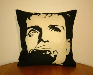 IAN CURTIS cushion cover Joy Division pop art 80s Stiff Kittens POST PUNK music - Picture 1 of 3