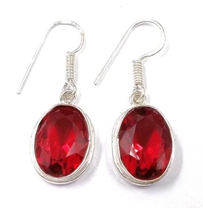 Natural Red Topaz Earning 28.40 Carat Diwali Ebay Sale Offer Oval Shape Gems NKF - Picture 1 of 6