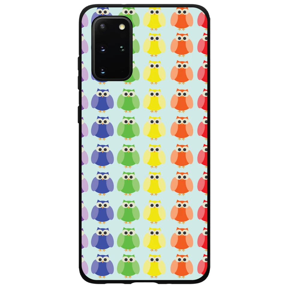 Funda rígida para Samsung Galaxy S Rainbow Owls dibujos animados Foto 1 de 1