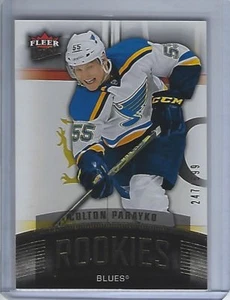 2015-16 Fleer Showcase Ultra Rookies #U19 Colton Parayko 247/699 - Picture 1 of 2
