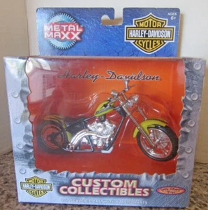 2001 Metal Maxx Harley-Davidson Custom Collectibles FXDWG Dyna Wide Glide 1:17 - Picture 1 of 3