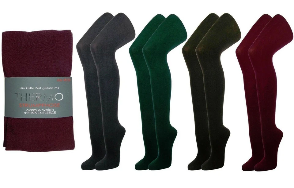 Damen Thermo Strumpfhosen  Innenfleece Thermostrumpfhosen Gr.48/50 50/52 52/54 - Bild 1 von 1