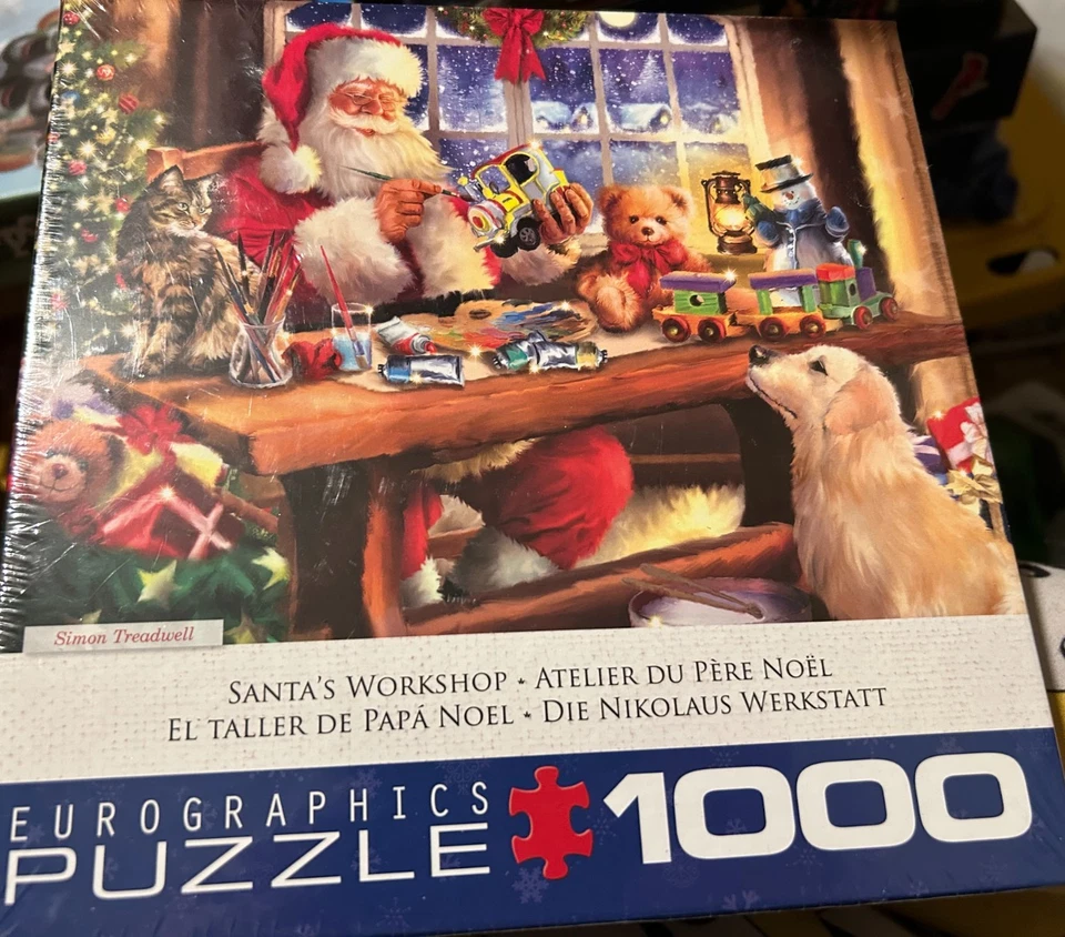 Eurographics 1000 Pics Puzzle “Santa's Workshop”- New - Factory Sealed - Image 1 of 1