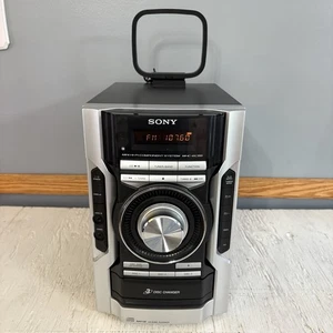 Sony HCD-EC55 Mini Hi-Fi Component 3 CD Changer MP3 Compact Disc Receiver Works - Picture 1 of 14