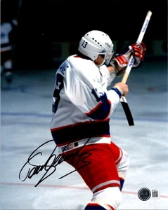 TEEMU SELANNE SIGNED 8X10 PHOTO BECKETT BAS COA WINNIPEG JETS 1 - Picture 1 of 1