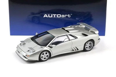 1:18 AUTOart Lamborghini Diablo SE30 JOTA 1995 Titanio/ Silver Metallic - Immagine 1 di 4