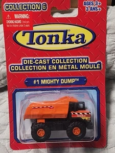 2005 RARE ORANGE! Tonka Die Cast Mighty Construction #1 Mighty Dump Truck NEW - Picture 1 of 5