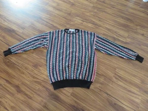 Vintage 90s Eli Thomas St. Croix Shop Mens XL PreppyBoy Cosby Style Knit Sweater - Picture 1 of 9