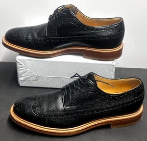 BRUNELLO CUCINELLI Longwing Derby Herren Gr: 45 (US 11,5) EUR schwarz - gebraucht - Bild 1 von 14