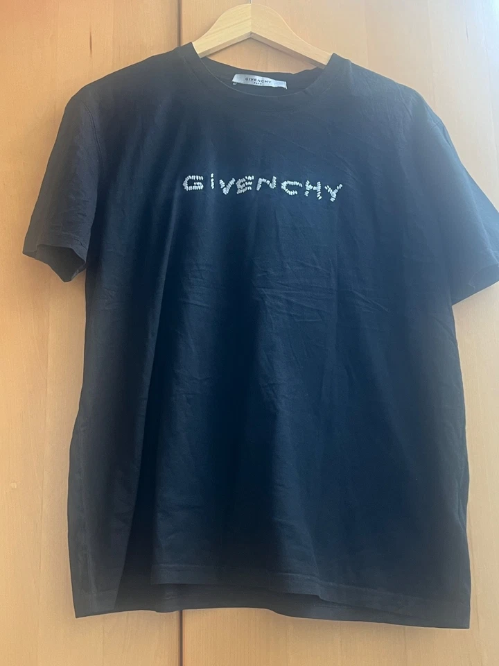 Givenchy logotipo bordado anormal camiseta para hombre - Imagen 1 de 4
