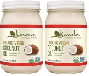 Kevala Organic Raw Coconut Oil, 16 Ounce (Pack of 2) - Bild 1 von 7