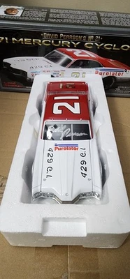 DAVID PEARSON #21 Autographed MERCURY CYCLONE 1/ 24th By University of Racing - Image 1 of 3