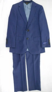Boys Cardeliano by T.O. Navy Jacket & Pants 2PC. Suit Kingsboy Sizes 8 - 20 - Picture 1 of 9