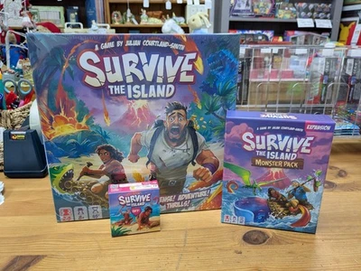 Survive The Island Board Game with Monster Pack Expansion & BFF Expansion BNIB - Image 1 of 4