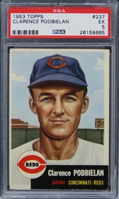 1953 Topps Clarence Podbielan #237 PSA 5 EX - Image 1 of 2