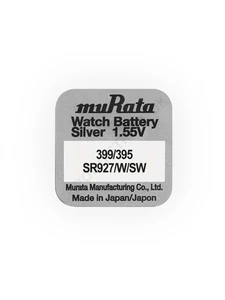 Murata 399 / 395 / SR927W / SR927SW Silver Oxide Watch Battery - Picture 1 of 1