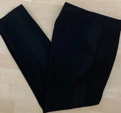 Esmoquin SONIA RYKIEL Paris Negro Frente Plano Estilo Nuevo sin Etiquetas Doble Bolsillo Talla EE. UU. Pequeño Foto 1 de 4