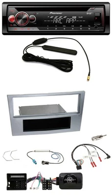 Pioneer CD USB Lenkrad DAB MP3 Autoradio für Opel Astra H Zafira B Corsa D matt- - Bild 1 von 4