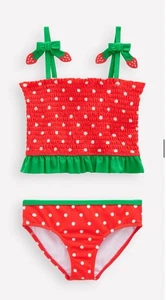 BNWT Boden Girls Strawberry Tankini Two Piece Age 2-3 Years - Picture 1 of 3