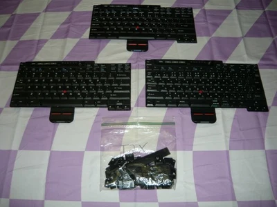 IBM ThinkPad T21 T22 T23 клавиатуры лот из 3 б/у дополнительные клавиши детали описание - Изображение 1 из 2