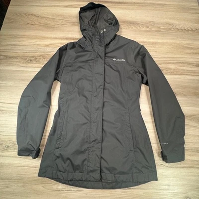 Columbia Women's Omni-tech XS Waterproof Hooded Rain  coatJacket Activewear - Image 1 of 4