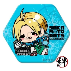 TV Anime SAKAMOTO DAYS [Shin Asakura] Hexagonal Can Badge MC - Bild 1 von 1