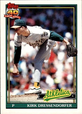 1991 Topps Traded #35T Kirk Dressendorfer - Image 1 of 2