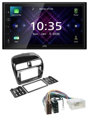 JVC DAB 2DIN MP3 Bluetooth USB Autoradio für Mitsubishi SpaceStar Mirage ab 13 p - Bild 1 von 4