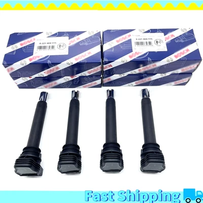 New 4x Ignition Coils Spark Plug  Fits For Audi A4 A5 Q5 TT VW Beetle Jetta - Image 1 of 4