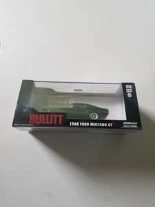 GREENLIGHT HOLLYWOOD LE 1:43 SCALE BULLITT 1968 FORD MUSTANG GT GREEN BNIP - Picture 1 of 8