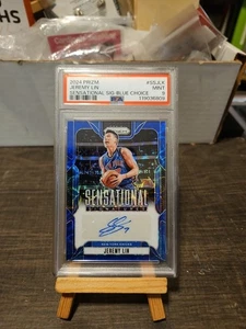 2024 Panini Prizm Sensational Signatures Choice Blue /49 Jeremy Lin #SS-JLK Auto - Picture 1 of 2