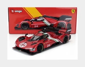 BURAGO 18-16302-24 FERRARI - 499P 3.0L TURBO V6 N 24 MODIFICATA 2024 - RED YELLO - Picture 1 of 2