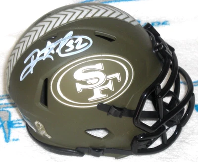 MINI CASCO FIRMADO POR RICKY WATTERS SAN FRANCISCO 49ERS SALUDO AL SERVICIO CERTIFICADO JSA Foto 1 de 4