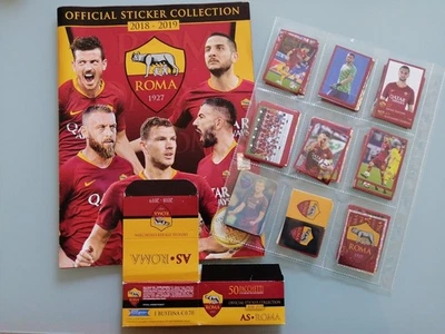 Album AS Roma 2018 2019 EUROPUBLISHING Ottimo + Set Completo Di Figurine + box - Immagine 1 di 4