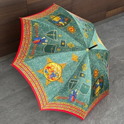 GIANNI VERSACE Paraguas Azul Jeans Estampado de F/W 1993/94 Foto 1 de 4