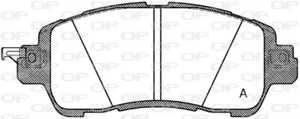 KIT PASTIGLIE FRENO FRENO A DISCO OPEN PARTS PER MAZDA 2 - Imagen 1 de 1