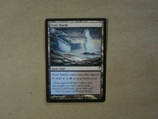MTG Magic Coldsnap EDH Commander Modern Snow Land X1 Frost Marsh (LP)